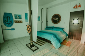 Hermoso departamento estilo náutico con vista a la bahía de Acapulco